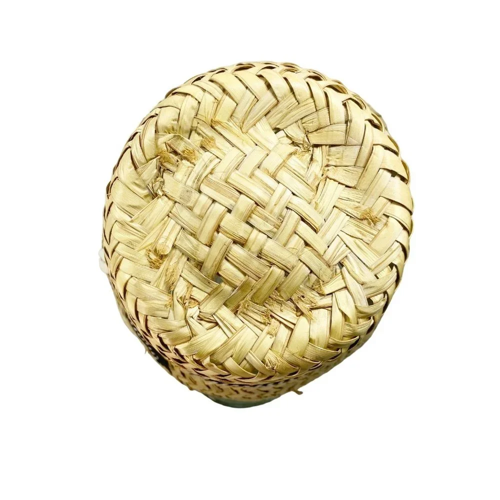 Tan Straw Handmade Bucket Hat OS - Picture 7 of 15